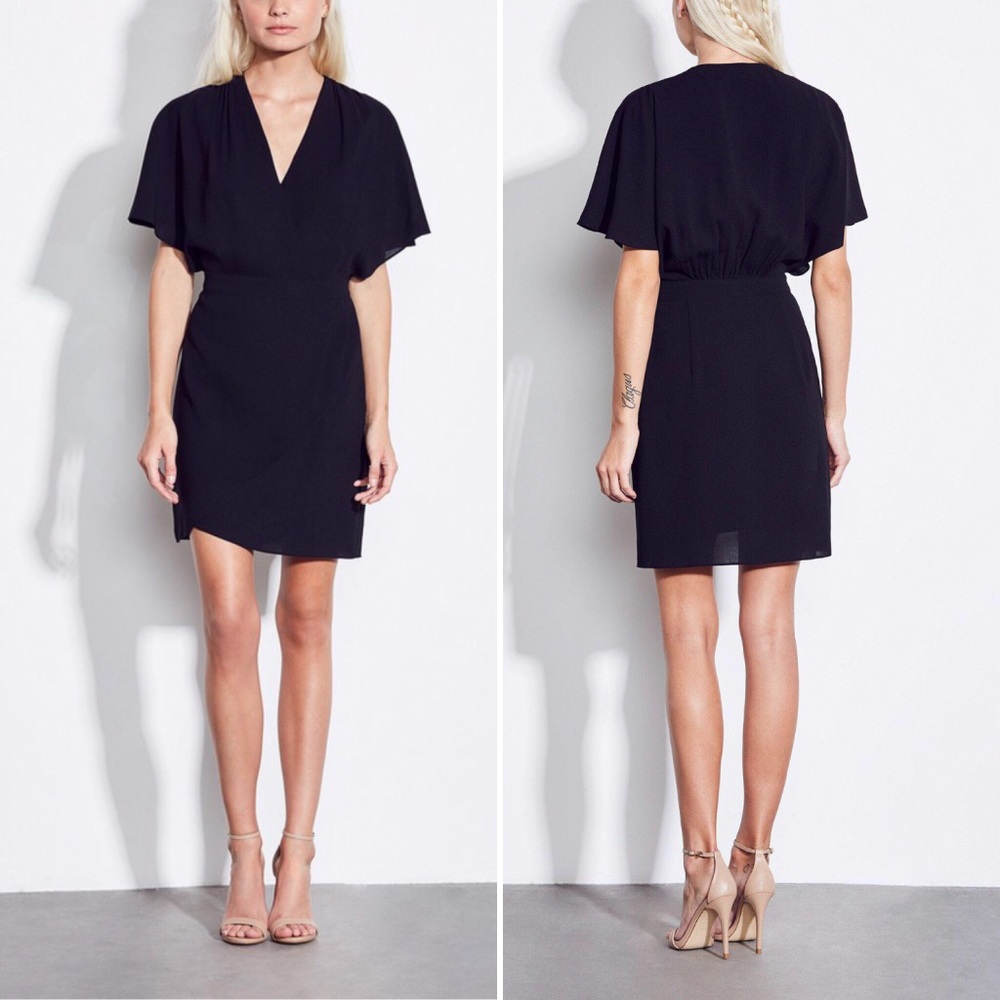 NWT Ali & Jay Moonlight & Roses Black Minidress, S